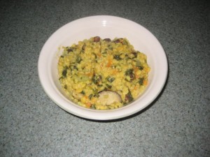 Curried Chana Dal Risotto