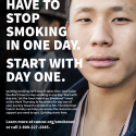 You don’t have to stop smoking in one day. Start with one day.