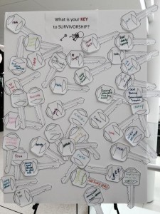 "Keys" to Survivorship - our art project!